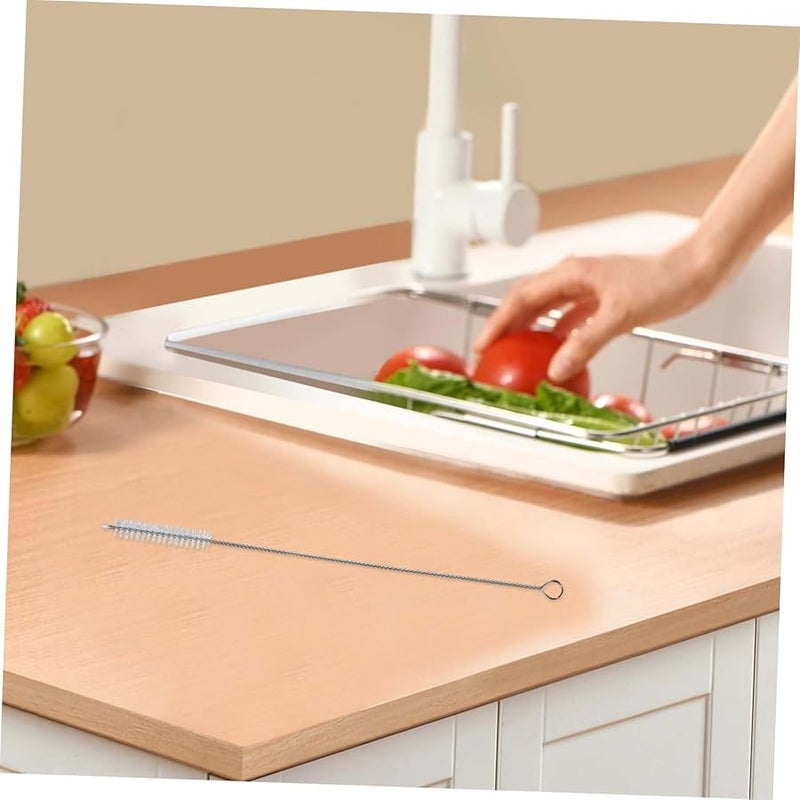 Stainless Steel Straw Cleaning Brush Dishwasher Safe Reusable Straw Cleaner - Image 4